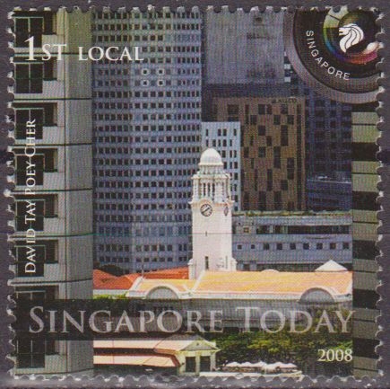Singapur 2008 Sello * David Tay Poey Cher sin goma Singapour  Malaya 